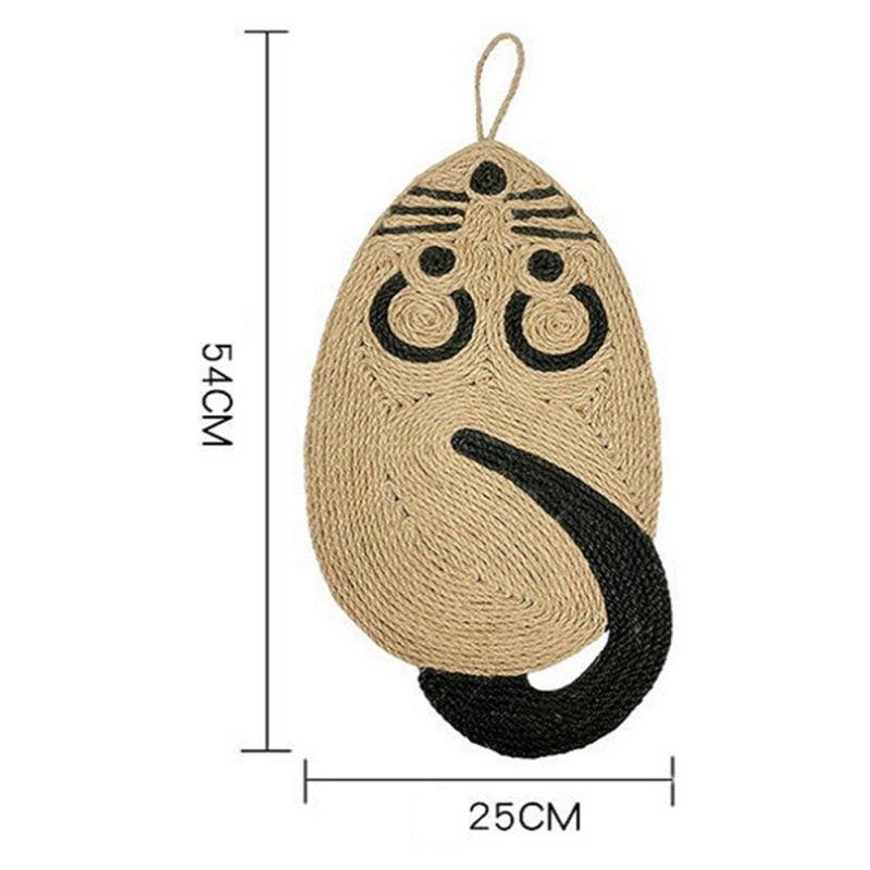 Lisslune | Captivating Sisal Scratch Mat for Energetic Kittens
