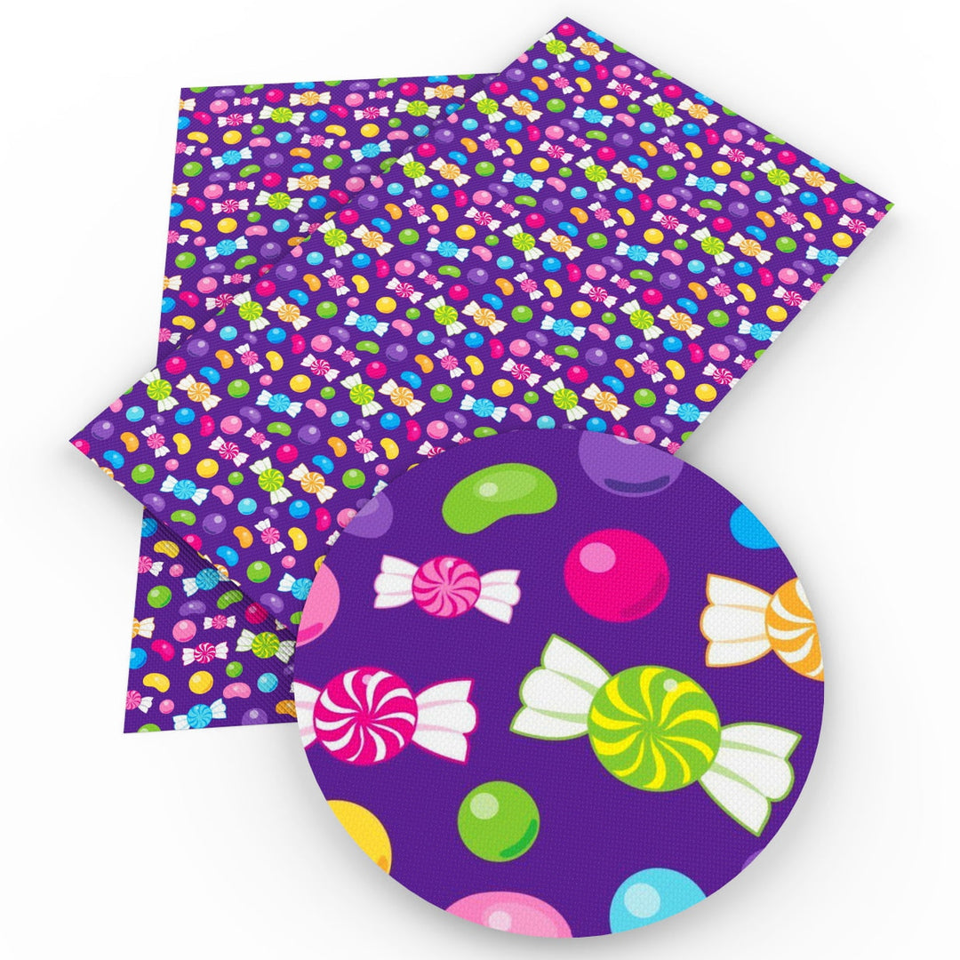 Lisslune | Spooky Cute Cartoon Halloween Character Synthetic Leather Fabric - 20*33cm
