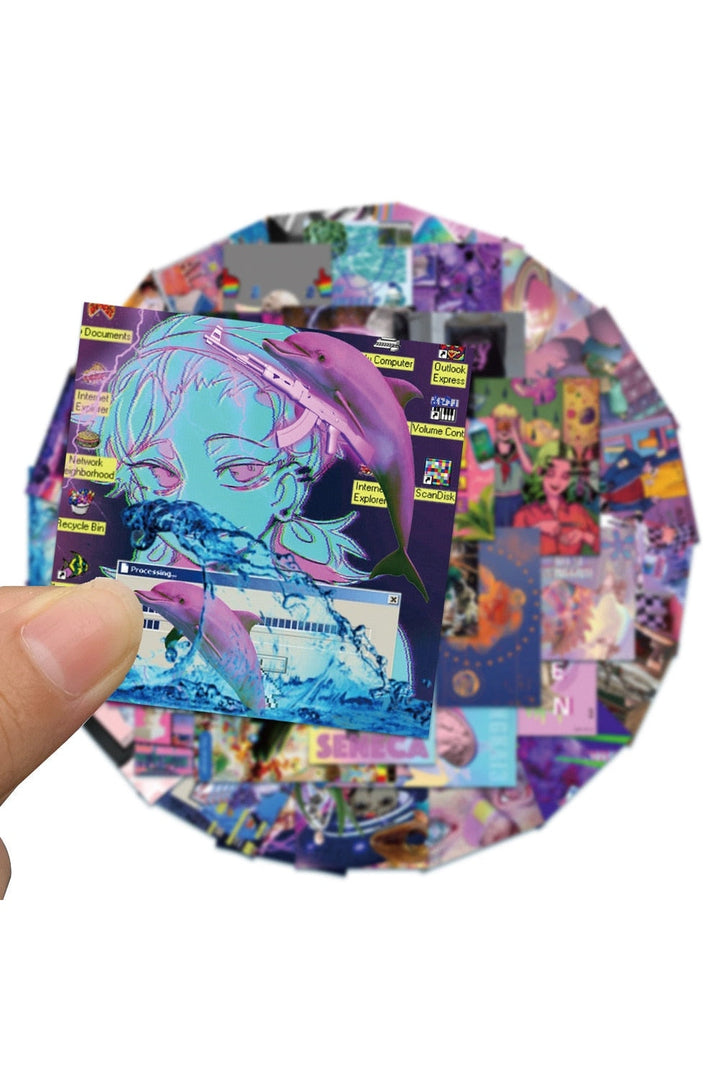 Lisslune | Vaporwave Sticker Collection