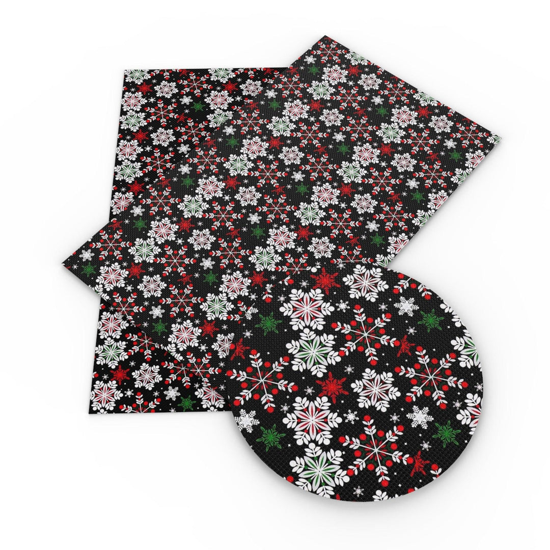 Lisslune | Festive Leather Craft Kit: DIY Earrings and Bows Set