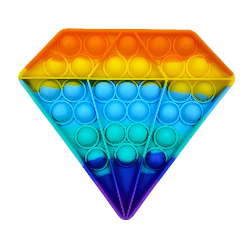 Lisslune | Plop It Rainbow Pop Up Fidget Game Finger Game
