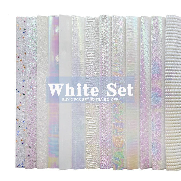 Lisslune | Enchanted Mermaid Glitter Fabric Collection - Ignite your crafting imagination