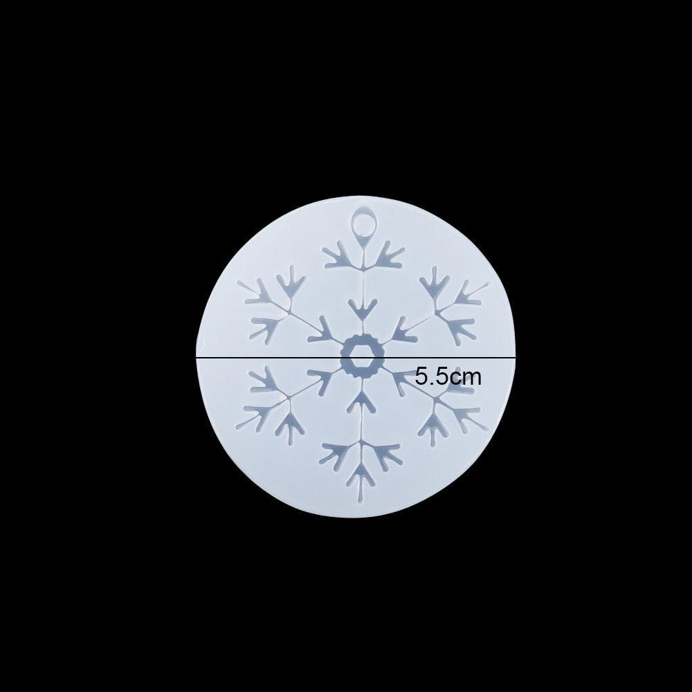 Lisslune | Charming Snowflake DIY Craft Set for Unique Christmas Jewelry and Ornaments
