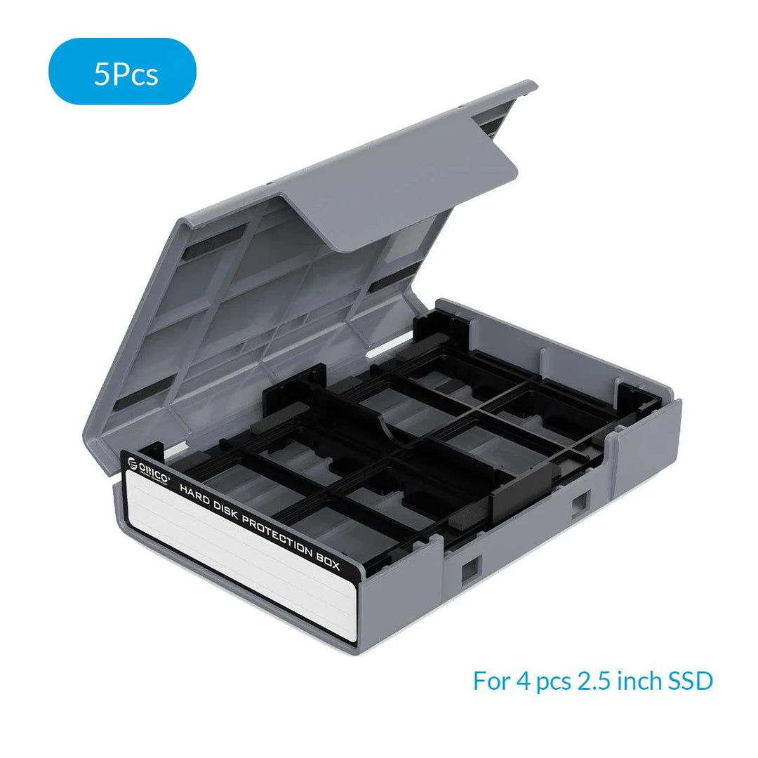 Lisslune | Drive Guardian 5-Pack Hard Drive Protection and Organization Set with Custom Labels