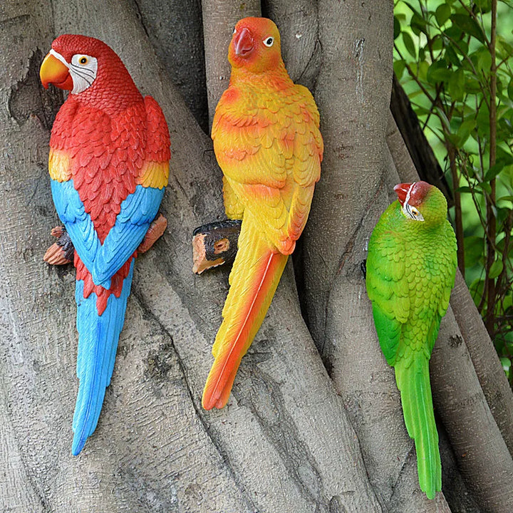 Lisslune | Tropical Vibe Parrot Tree Decor