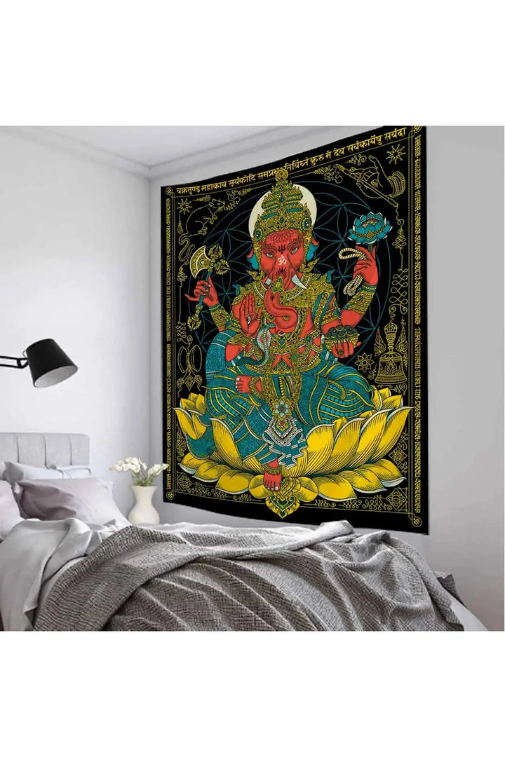 Lisslune | Ganesha Wall Tapestry