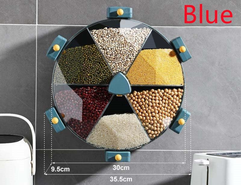 Lisslune | Whirling Box - Rotating Food Grain Storage Container