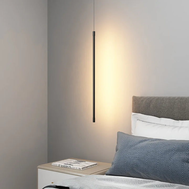 Lisslune | Nordic LED Pendant Light: Minimalist design with creative lines, perfect for the bedroom, dining area