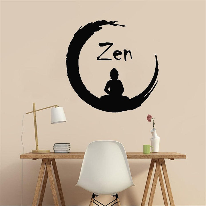 Lisslune | Tranquil Zen Circle Vinyl Decals for Mindful Spaces