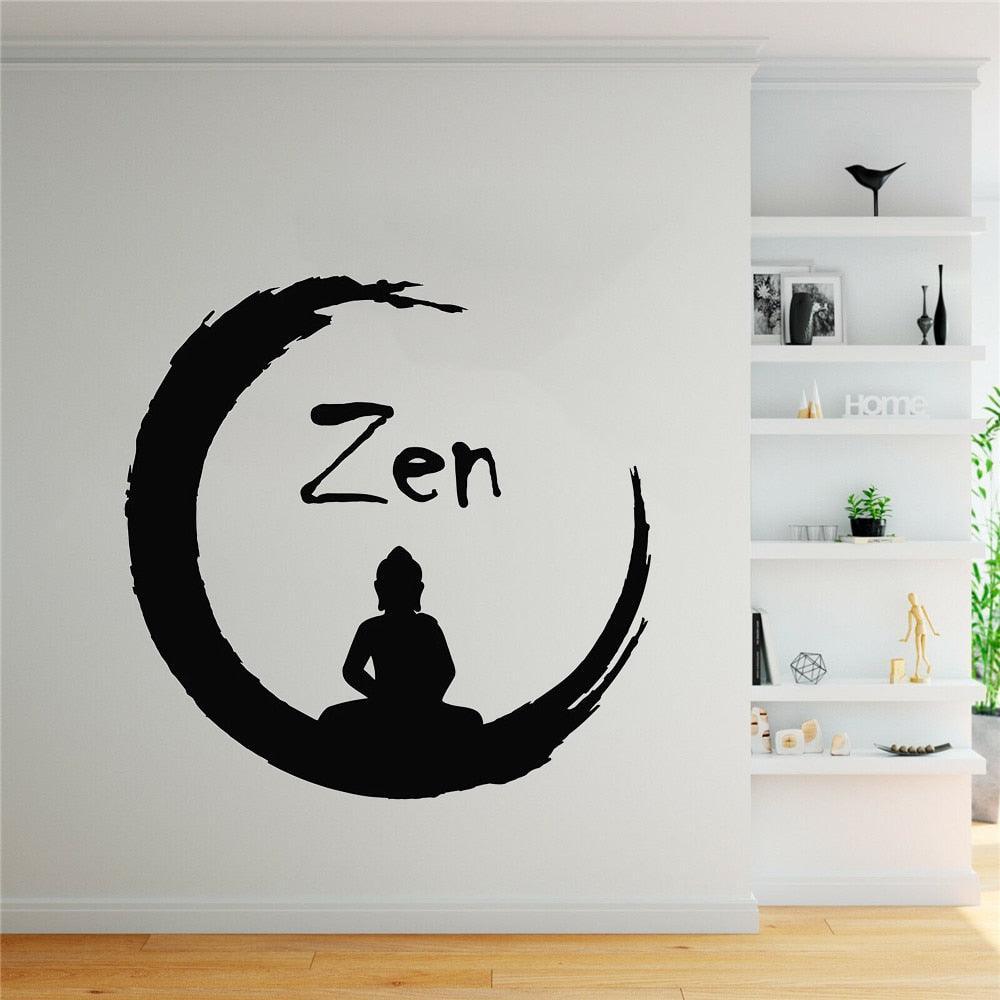 Lisslune | Tranquil Zen Circle Vinyl Decals for Mindful Spaces