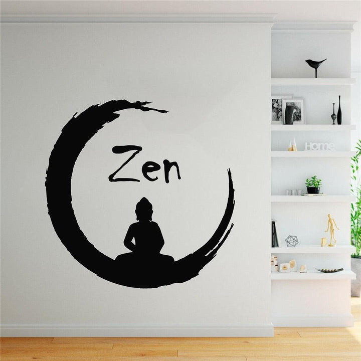 Lisslune | Tranquil Zen Circle Vinyl Decals for Mindful Spaces