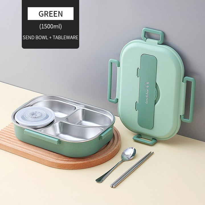 Lisslune | Stainless Steel Multiple Compartment Children's Lunchbox