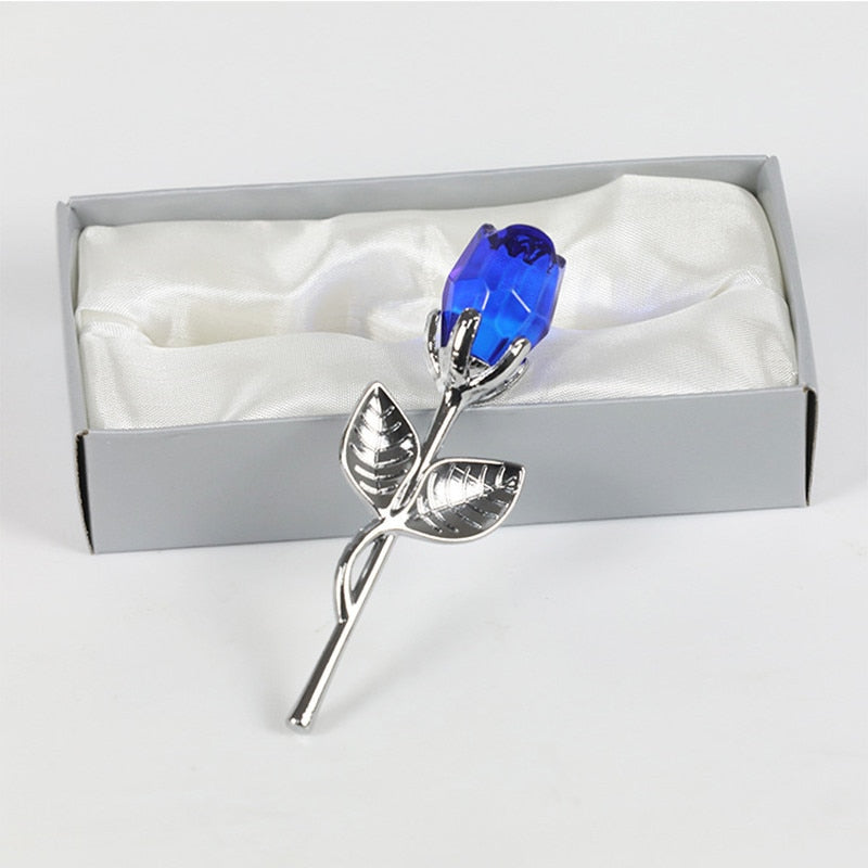 Lisslune | Luxury Crystal Rose in Gift Box – Valentine's Gift for Her