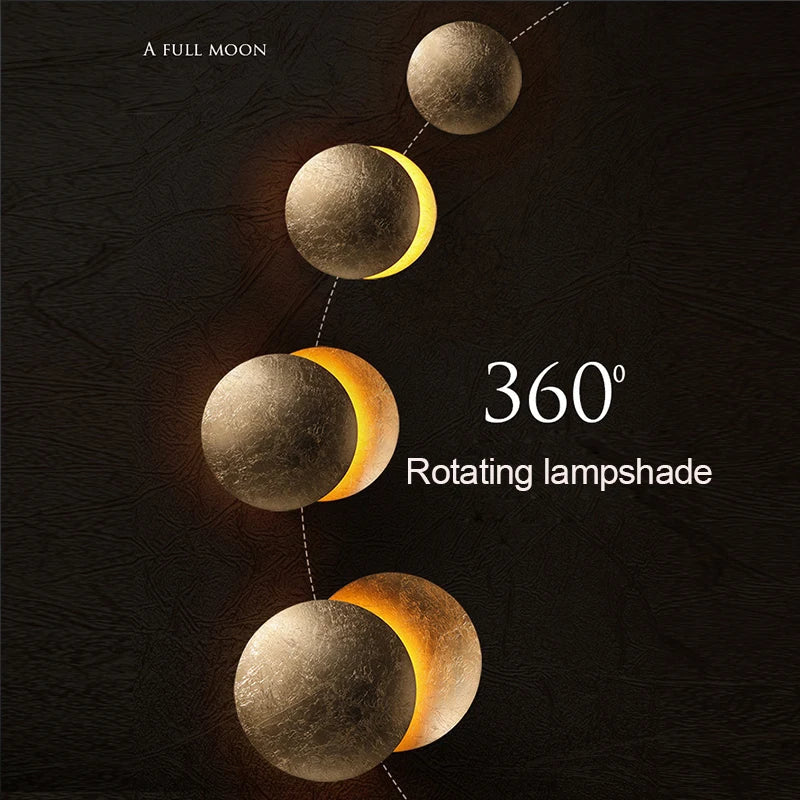 Lisslune | Modern Decor Eclipse Lunar Glow Wall Lamp