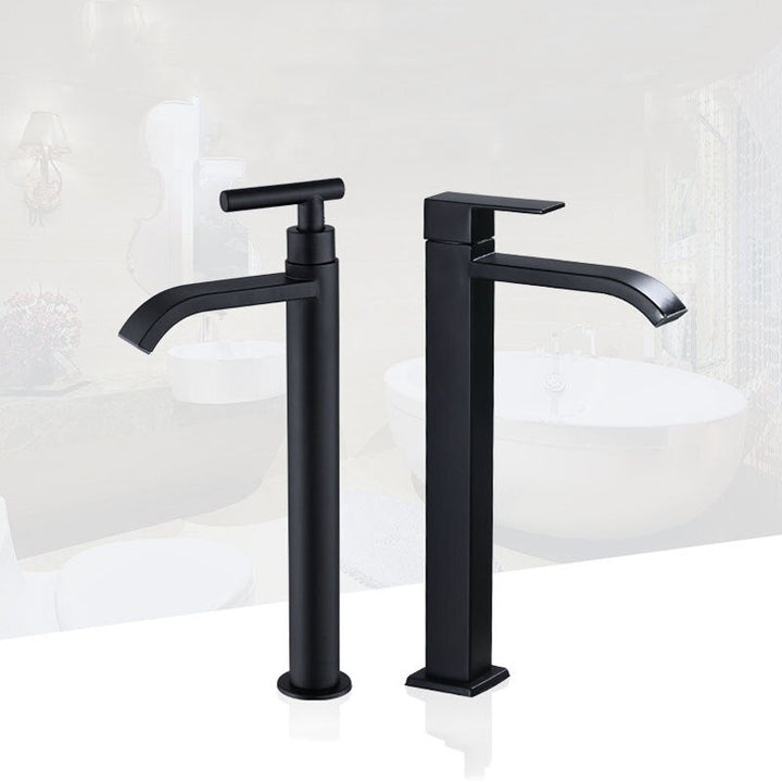 Lisslune | Matte black cold water single faucets for sink installation