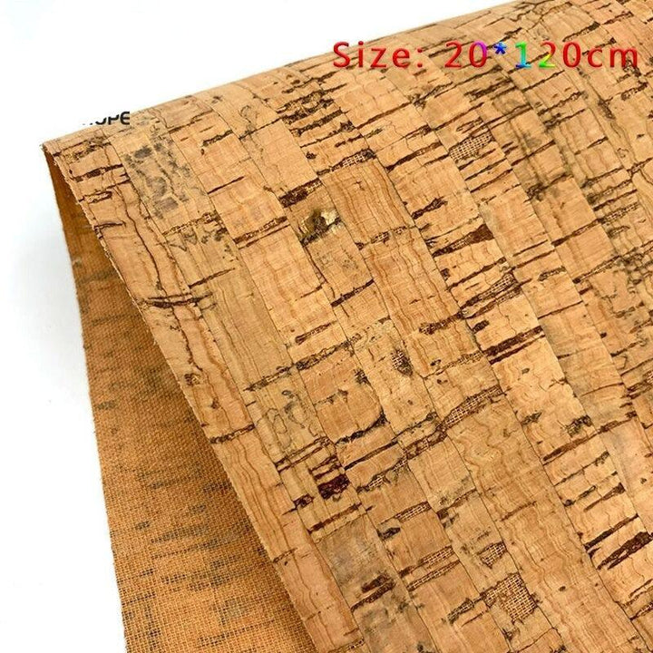 Lisslune | Printed Cork Leather Craft Material - 20cm x 120cm for DIY Projects