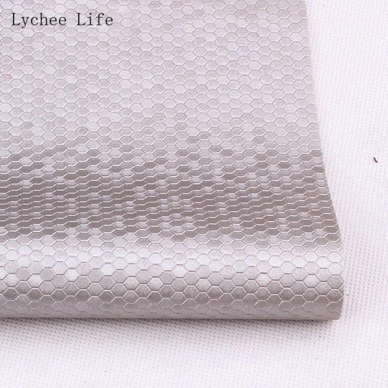 Lisslune | Transform your sewing projects with luxurious honeycomb PVC leather fabric