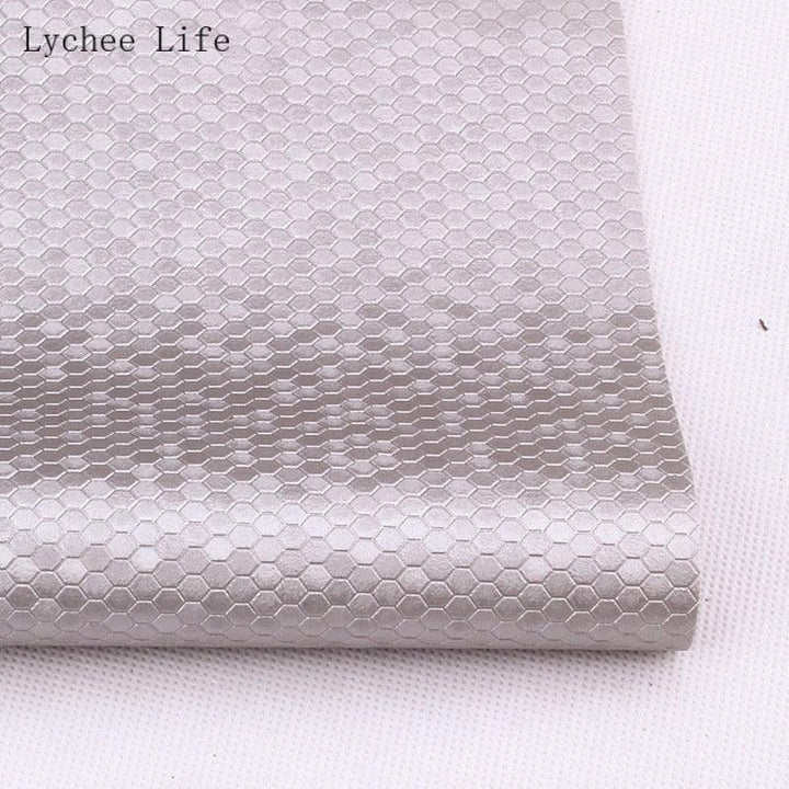 Lisslune | Transform your sewing projects with luxurious honeycomb PVC leather fabric