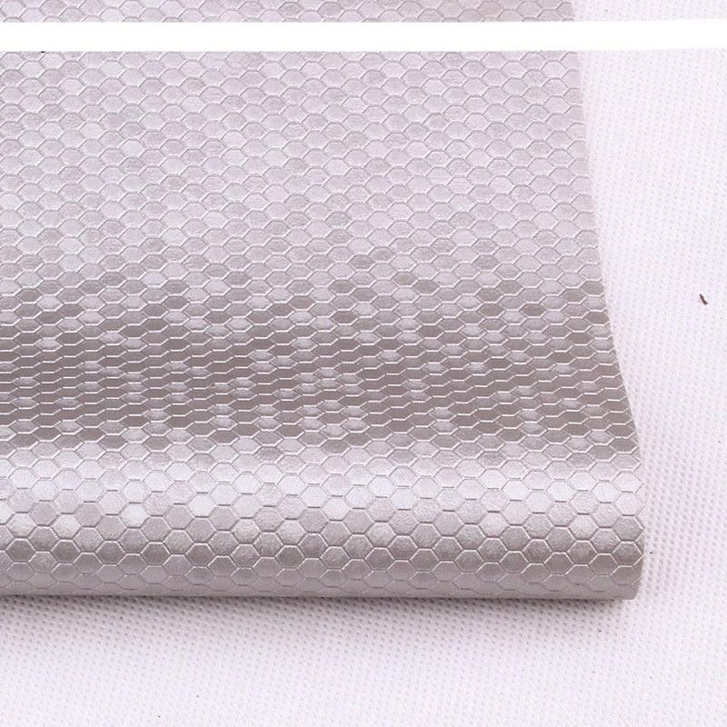 Lisslune | Honeycomb Embossed Synthetic Leather - Unleash Your Creative Potential with Luxury Texture