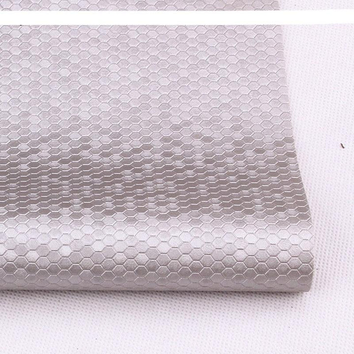 Lisslune | Honeycomb Embossed Synthetic Leather - Unleash Your Creative Potential with Luxury Texture