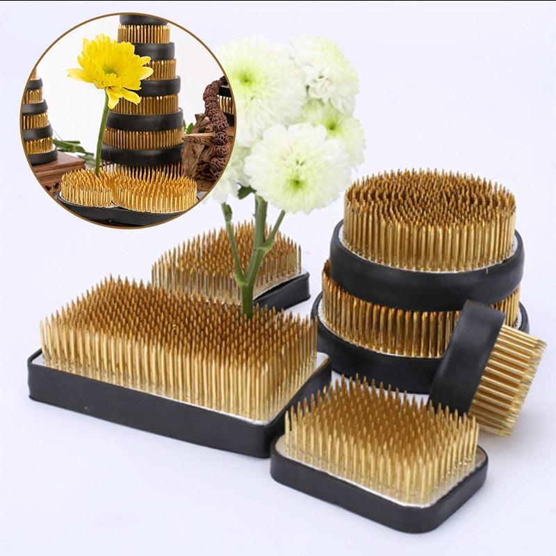 Lisslune | Ikebana Elegance: Exquisite Japanese Kenzan Flower Arrangement Toolset