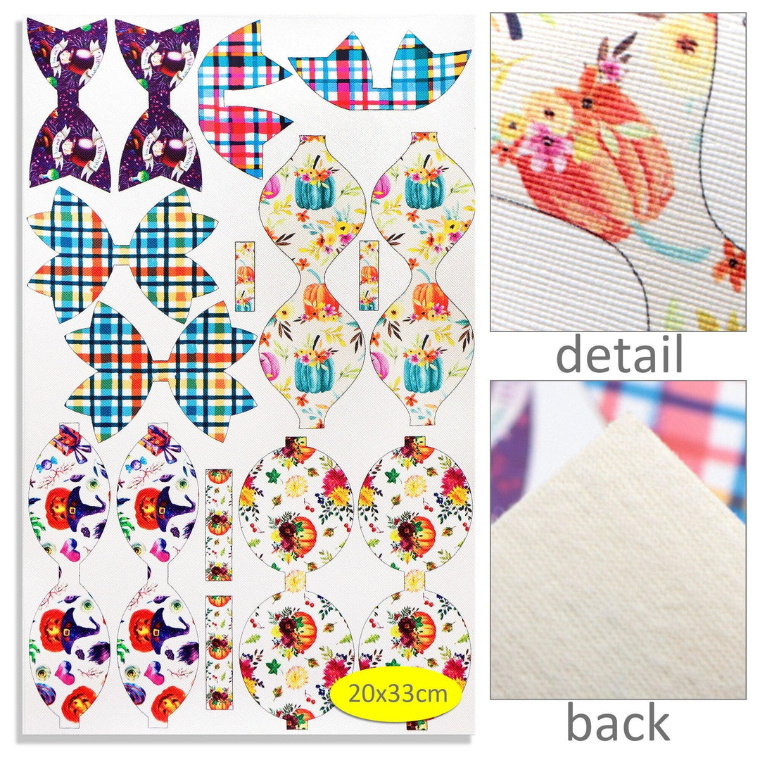 Lisslune | Spooky Season Cartoon Leather DIY Craft Kit: Creative Project Bundle