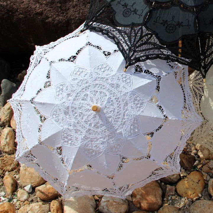 Lisslune | Chic Victorian Lace Sunshade: Timeless Elegance for Events and Photography