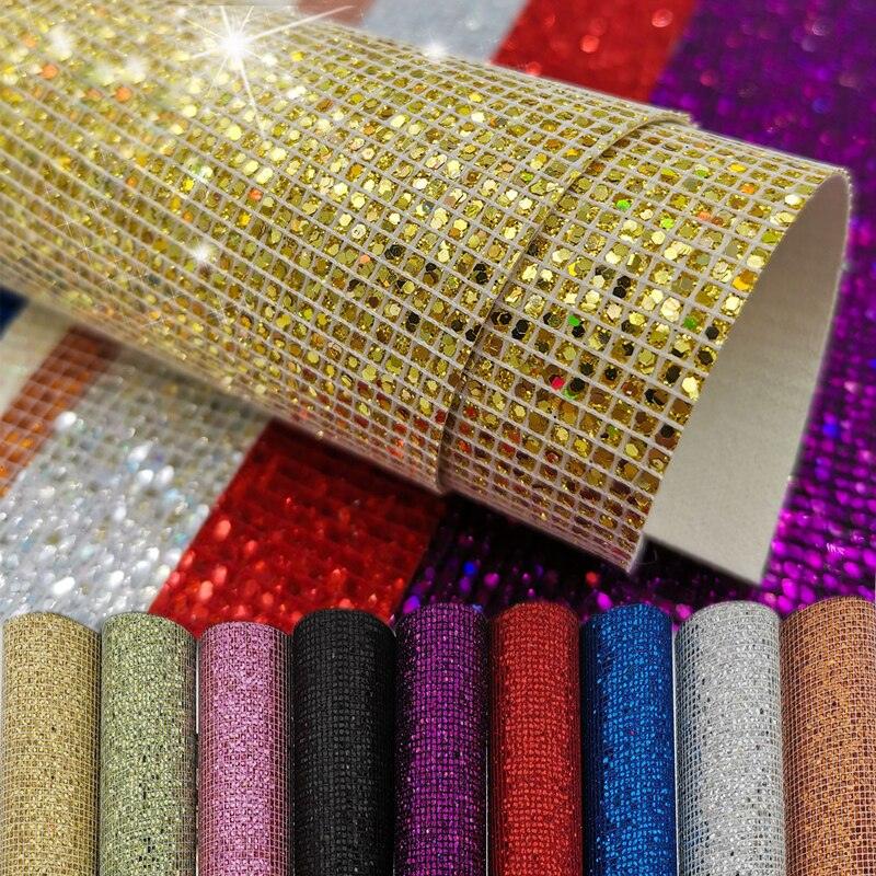 Lisslune | Glossy Luxury Faux Leather Craft Sheet for Creative DIY Projects