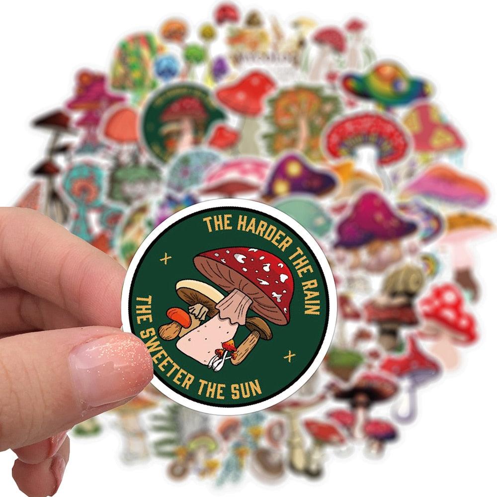 Lisslune | Enchanting Mushroom Sticker Art Collection