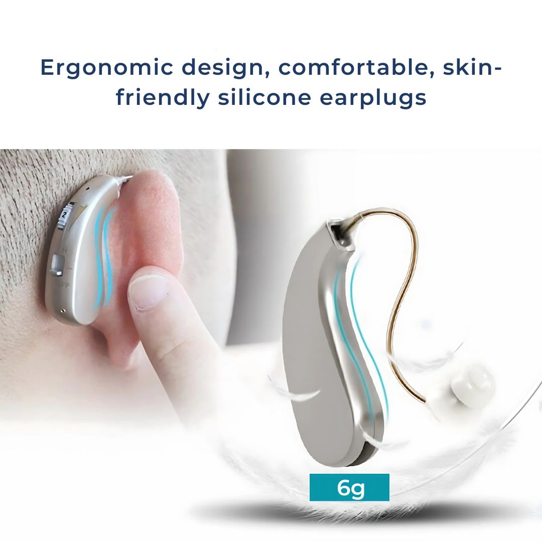 Lisslune | Rechargeable Digital Hearing Aid for Clear Sound Amplification & Daily Comfort - Ideal for Adults & Seniors