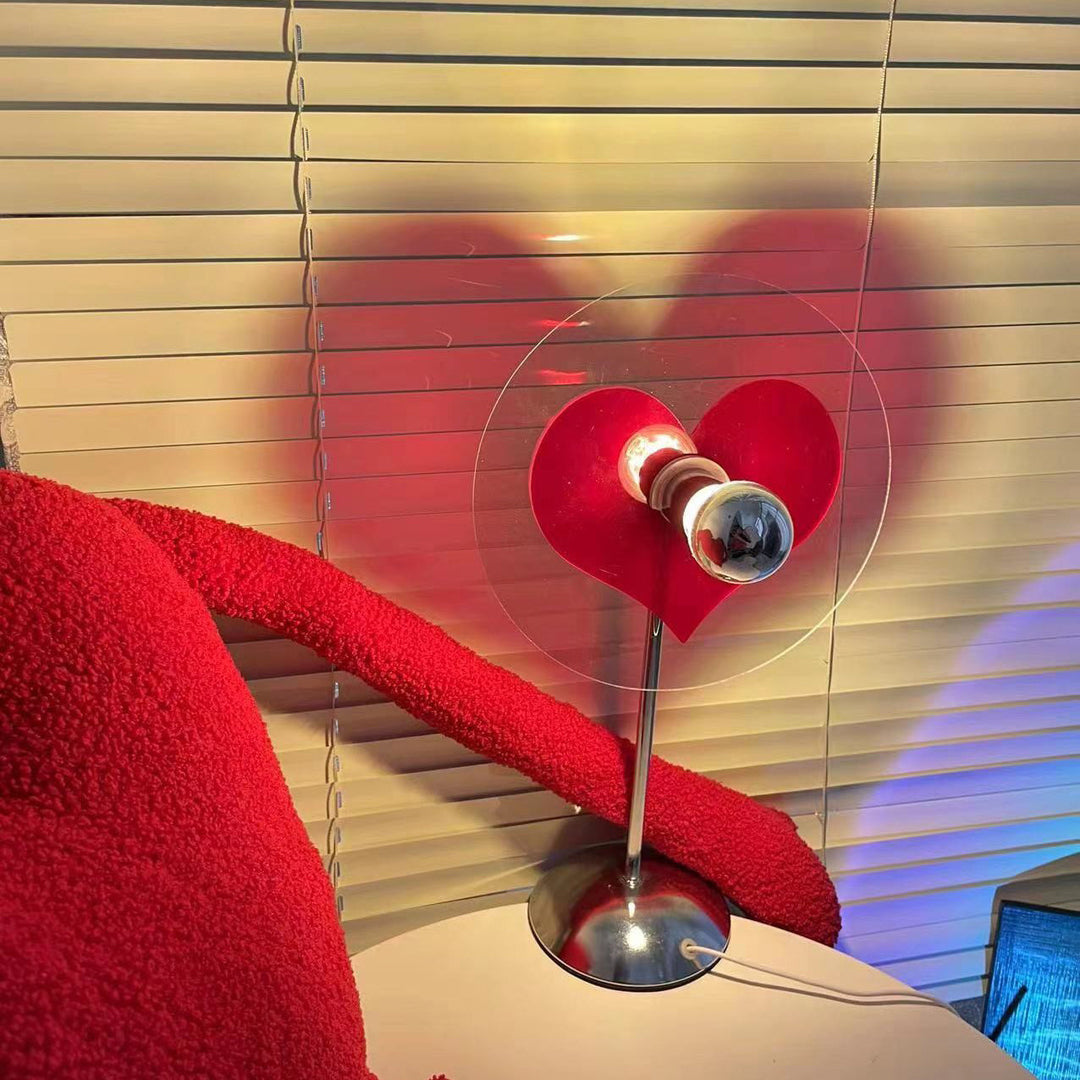 Lisslune | LoveGlow – Elegant Table Lamp with Rechargeable LED