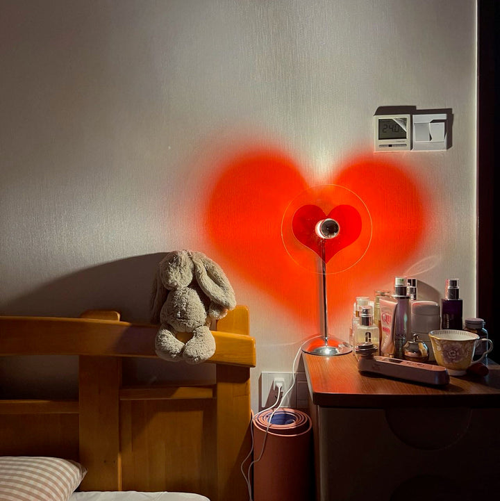 Lisslune | LoveGlow – Elegant Table Lamp with Rechargeable LED