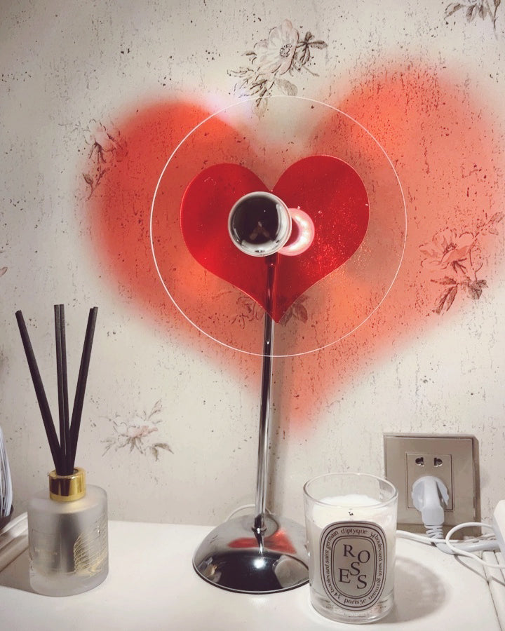 Lisslune | LoveGlow – Elegant Table Lamp with Rechargeable LED