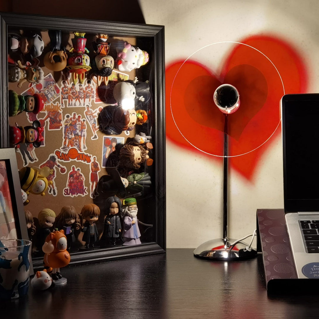 Lisslune | LoveGlow – Elegant Table Lamp with Rechargeable LED