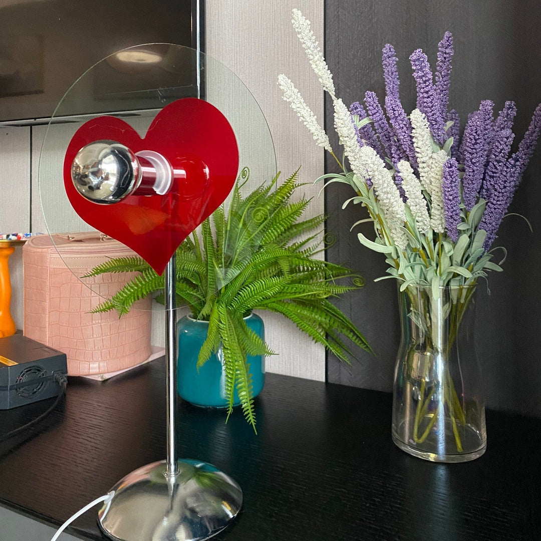 Lisslune | LoveGlow – Elegant Table Lamp with Rechargeable LED