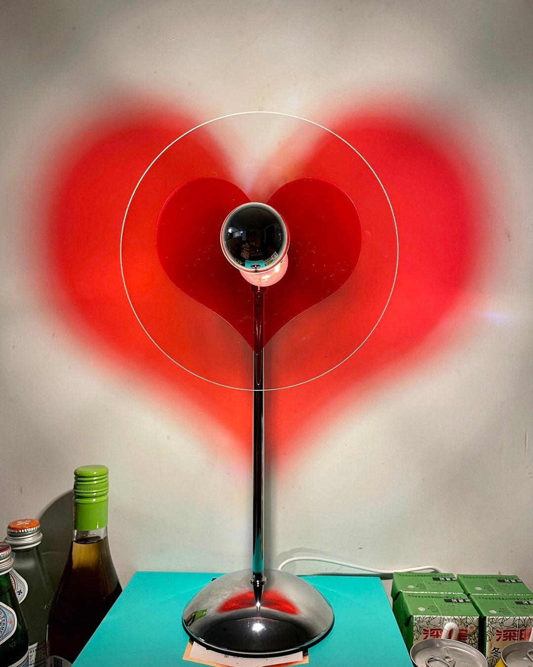 Lisslune | LoveGlow – Elegant Table Lamp with Rechargeable LED