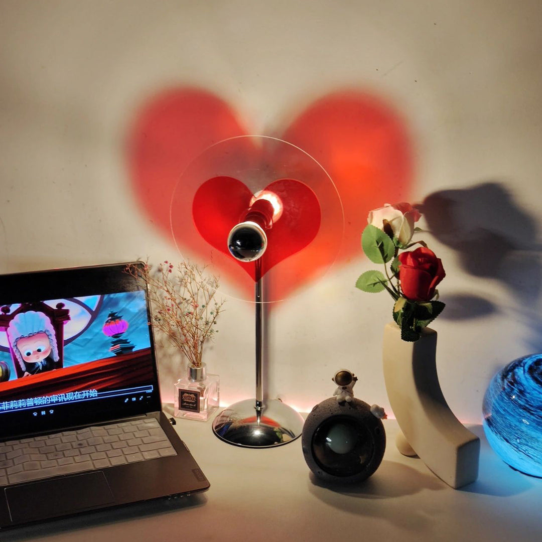 Lisslune | LoveGlow – Elegant Table Lamp with Rechargeable LED