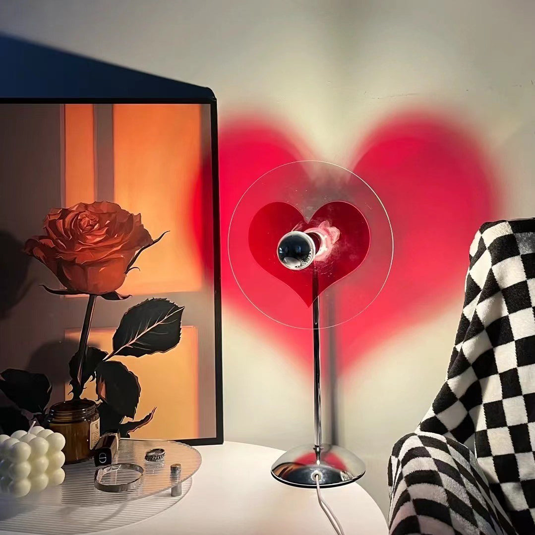 Lisslune | LoveGlow – Elegant Table Lamp with Rechargeable LED