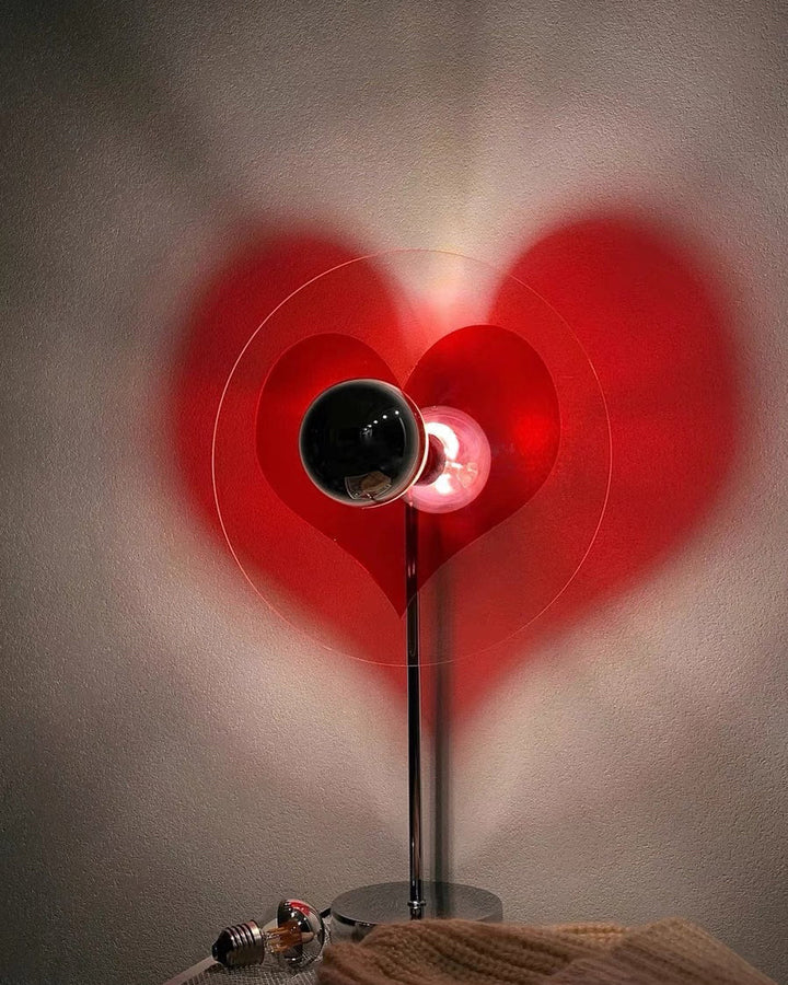 Lisslune | LoveGlow – Elegant Table Lamp with Rechargeable LED
