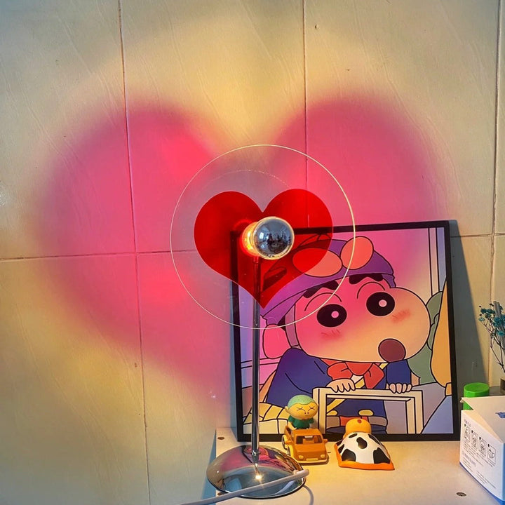 Lisslune | LoveGlow – Elegant Table Lamp with Rechargeable LED