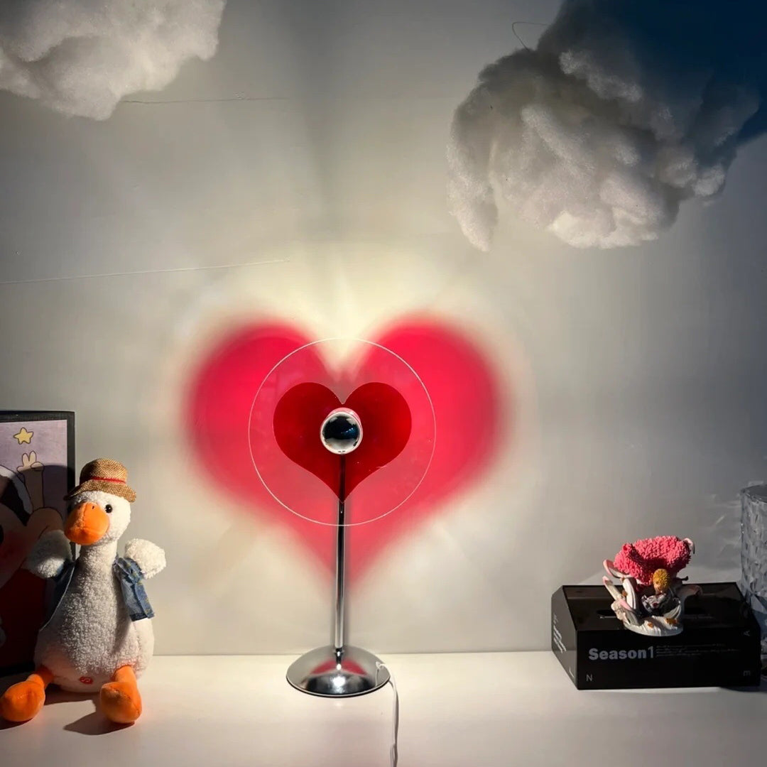 Lisslune | LoveGlow – Elegant Table Lamp with Rechargeable LED