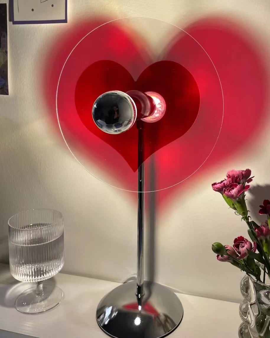 Lisslune | LoveGlow – Elegant Table Lamp with Rechargeable LED