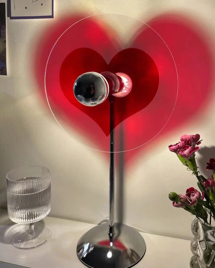 Lisslune | LoveGlow – Elegant Table Lamp with Rechargeable LED