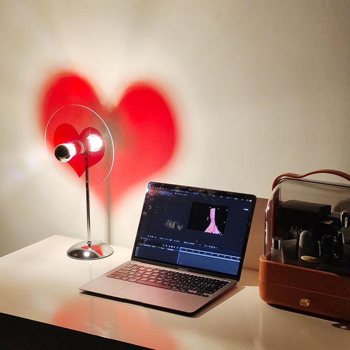 Lisslune | LoveGlow – Elegant Table Lamp with Rechargeable LED