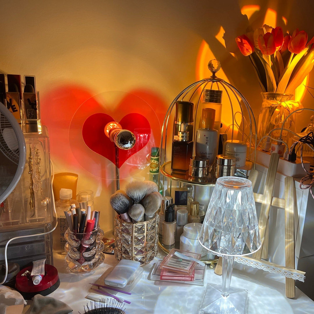 Lisslune | LoveGlow – Elegant Table Lamp with Rechargeable LED