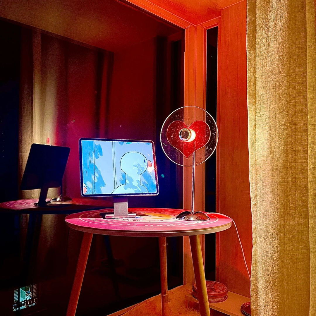 Lisslune | LoveGlow – Elegant Table Lamp with Rechargeable LED