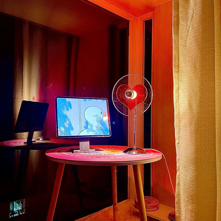 Lisslune | LoveGlow – Elegant Table Lamp with Rechargeable LED