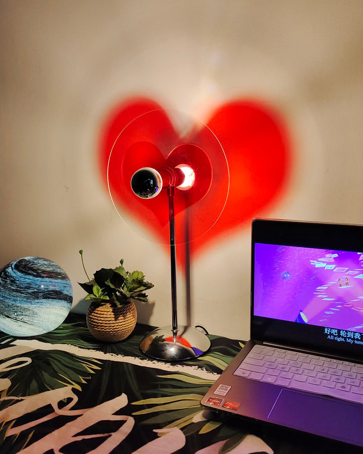 Lisslune | LoveGlow – Elegant Table Lamp with Rechargeable LED