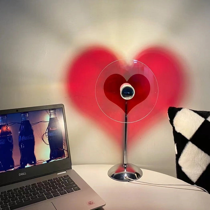 Lisslune | LoveGlow – Elegant Table Lamp with Rechargeable LED