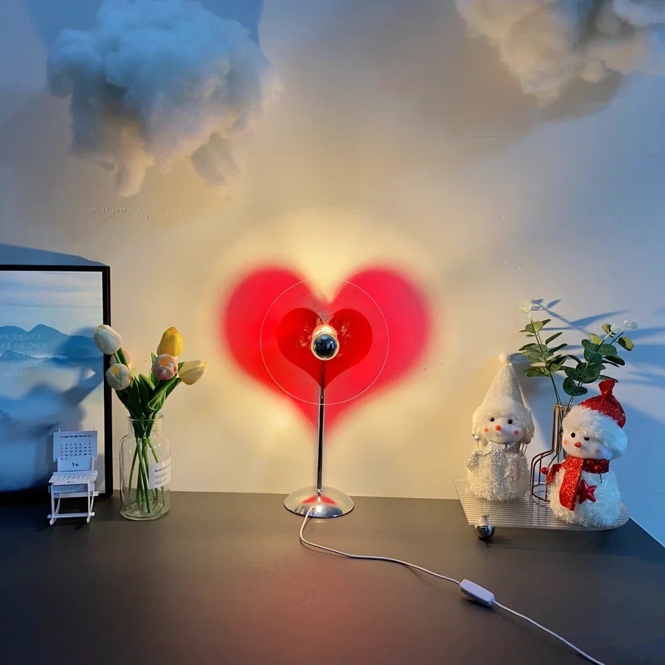 Lisslune | LoveGlow – Elegant Table Lamp with Rechargeable LED